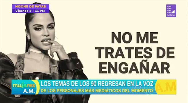 Los temas de los 90 regresan en la voz de los cantantes del momento