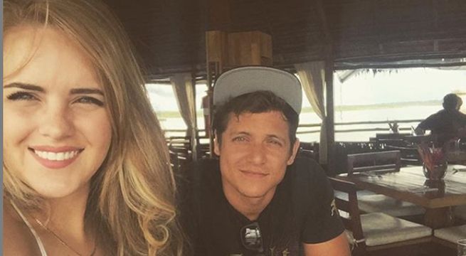 Así reaccionó Gino Pesaressi al ver a la madre de su hija con otro hombre