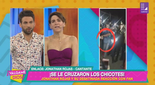 Válgame Dios: Jonathan Rojas explicó su desatinada reacción en contra de una fan