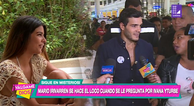 Mario Irivarren se hace el loco cuando le preguntan por Ivana Yturbe