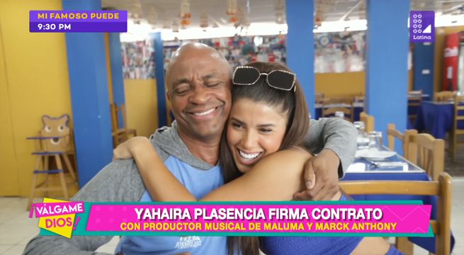 Yahaira Plasencia firma contrato con productor musical de Maluma y Marc Anthony