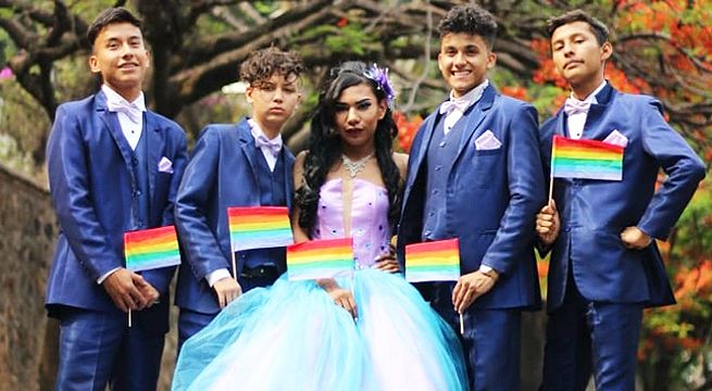 Joven gay rompe los prejuicios y logra celebrar su quinceañero tal como lo soñó [Video]