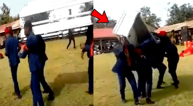 Bailan con ataúd en los hombros pero error hace que el cadáver termine por los suelos [Video]