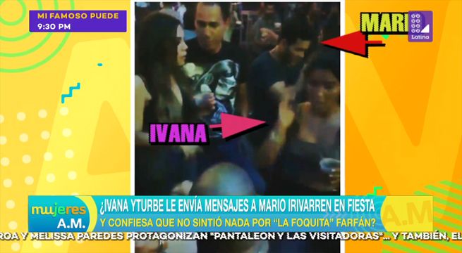 Ivana Yturbe y Mario Irivarren se divierten juntos en discoteca