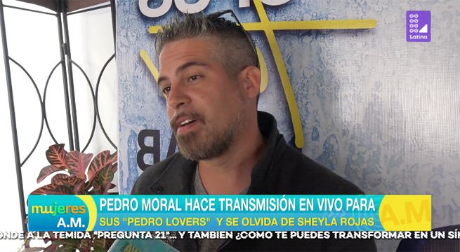 Pedro Moral le agradece a Sheyla Rojas por el ‘trampolín a la fama’