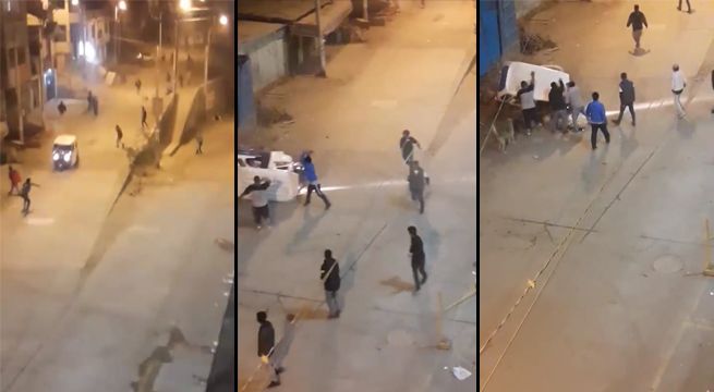 Grupo de pandilleros ataca a una mototaxi sin imaginar que era de su amigo [VIDEO]