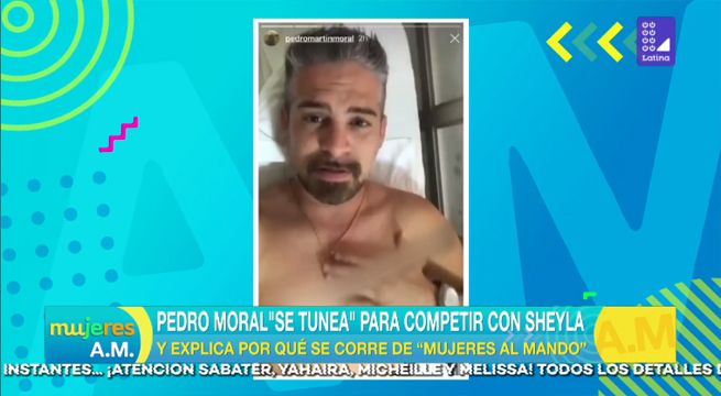 Pedro Moral se ‘tunea’ para competir con Sheyla Rojas