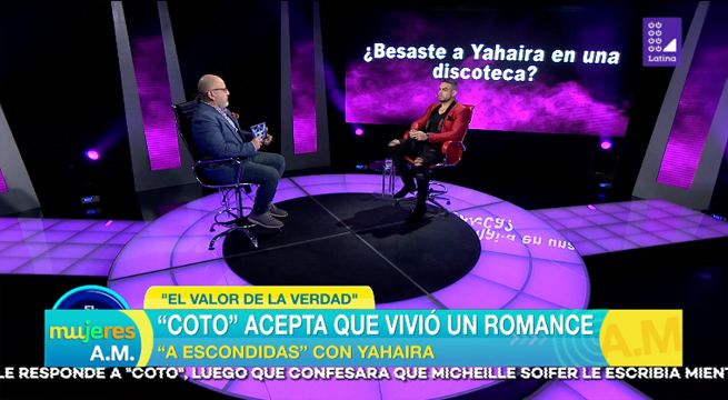 Coto Hernández acepta que vivió un romance ‘a escondidas’ con Yahaira Plasencia