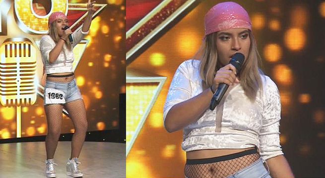 Imitadora de Karol G impactó al jurado con sus ocurrencias y su buena interpretación