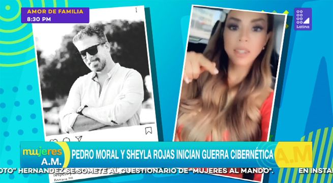 Pedro Moral y Sheyla Rojas inician guerra cibernética