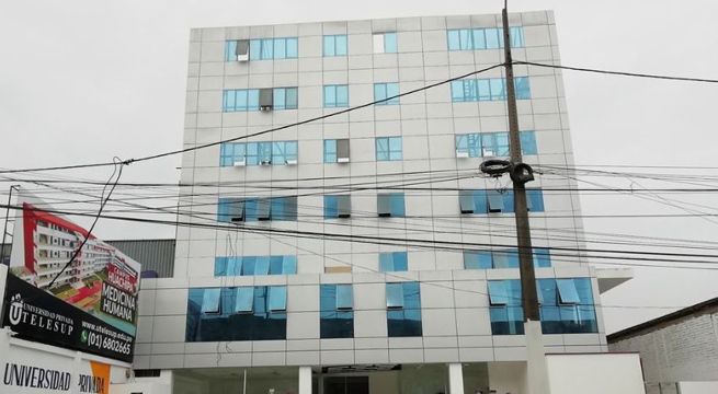 Local de conocida universidad simulaba tener siete pisos pero Sunedu descubrió el engaño