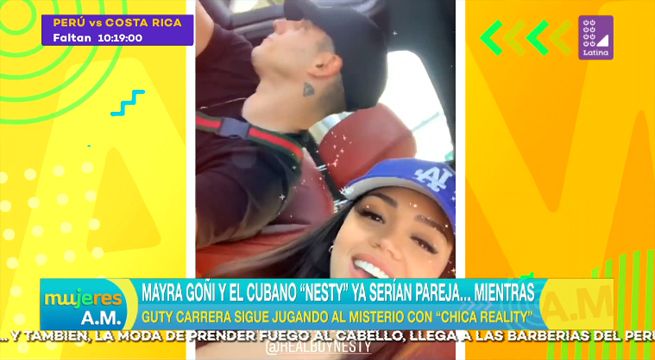 Mayra Goñi y el cubano Nesty ya serían pareja