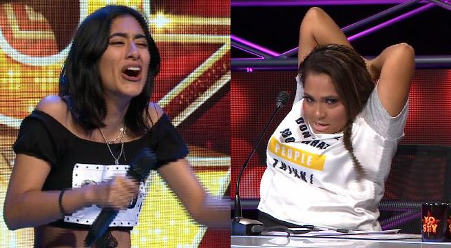 Imitadora de Dua Lipa terminó a las carcajadas con las ocurrencias de Katia Palma