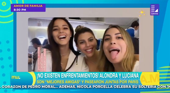 Alondra García Miró y Luciana Fuster pasean juntas por París