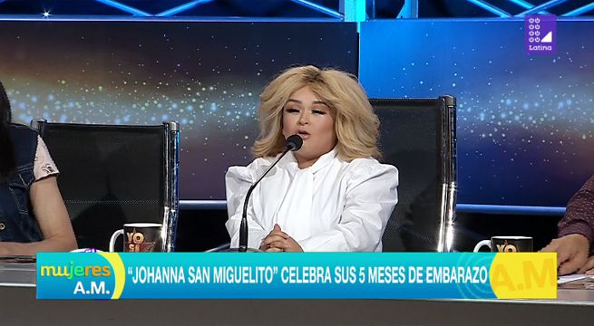 Johanna San Miguelito celebra sus cinco meses de embarazo