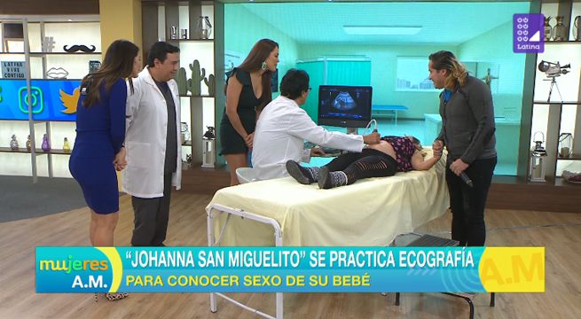Johanna San Miguelito conoce en vivo el sexo de su bebé [VIDEO]
