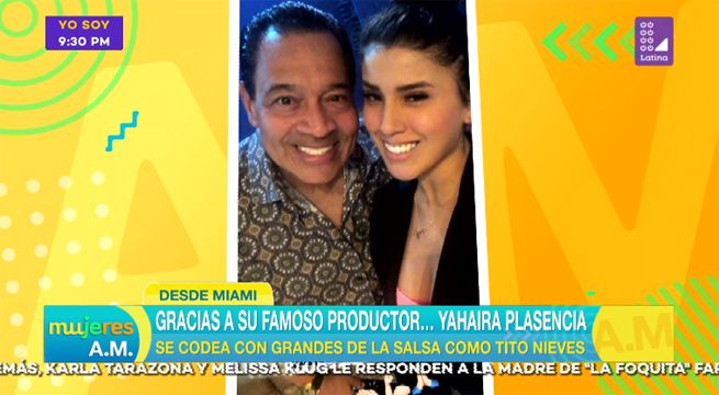 Yahaira Plasencia se codea con grandes de la salsa como Tito Nieves