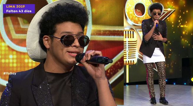 Imitador de Bruno Mars intentó pasar de etapa cantando dos de sus mejores temas