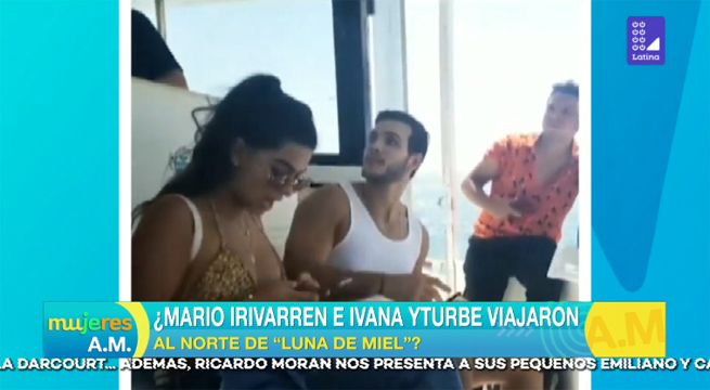 Mario Irivarren e Ivana Yturbe se demuestran su amor en el norte del país [VIDEO]