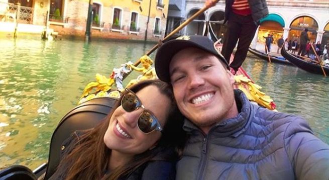 George Forsyth se olvidó de sus problemas con Vanessa Terkes para ver partido de Perú