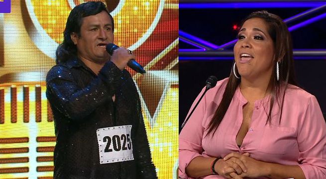Imitador de Chacalón se apoderó del escenario al cantar 