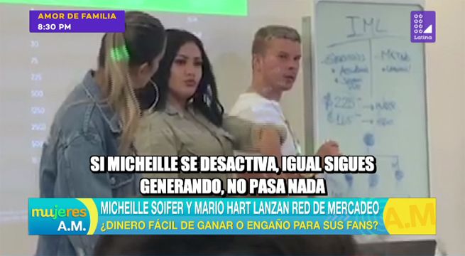 Michelle Soifer y Mario Hart lanzan red de mercadeo