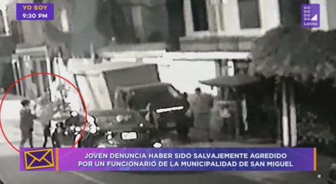 Joven denuncia a funcionario de la Municipalidad de San Miguel de desfigurarlo