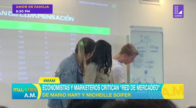 Economistas critican la red de mercadeo de Mario Hart y Michelle Soifer