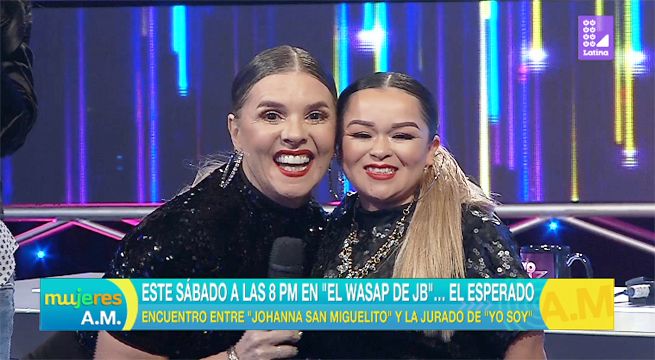 Johanna San Miguel se verá las caras este sábado con Johanna San Miguelito