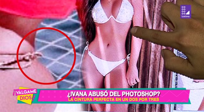¡Confirmado!: Ivana Yturbe abusó del Photoshop