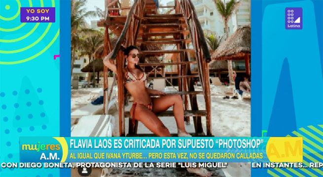 Flavia Laos es criticada por supuesto Photoshop pero no tarda en responder