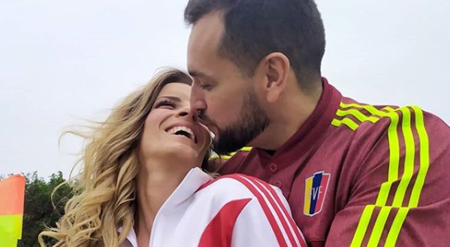 Así reaccionó Alejandra Baigorria contra un usuario que le dijo mantenido a su novio venezolano