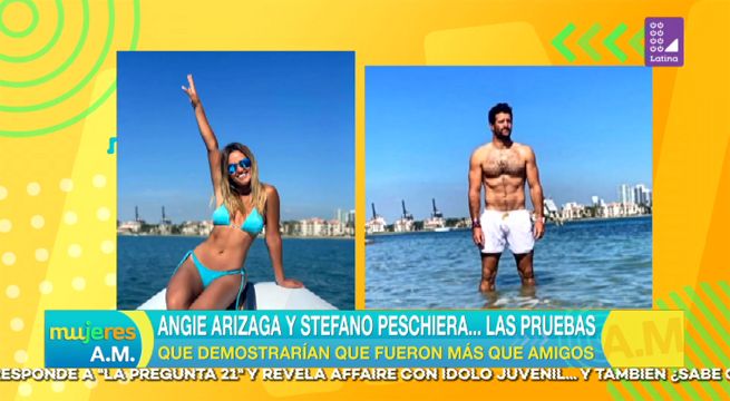 Las pruebas que demuestran que Angie Arizaga y Stefano Peschiera fueron más que amigos