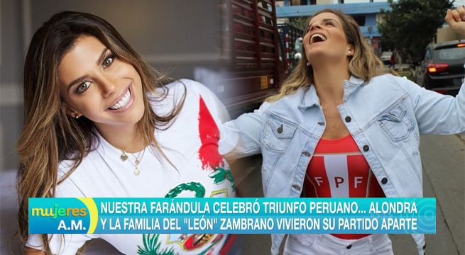Así celebró nuestra farándula el triunfo de la selección peruana