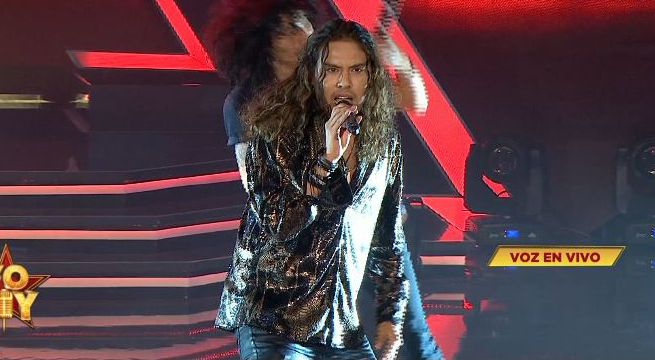 Imitador de Fher de Maná retumbó el escenario al cantar 