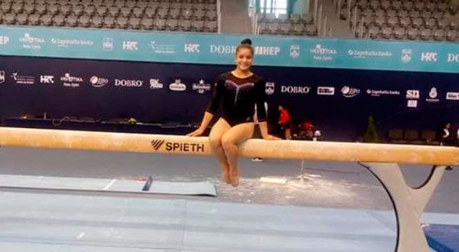 Lima 2019: Fabiola Díaz, joven promesa de la gimnasia peruana [VIDEO]