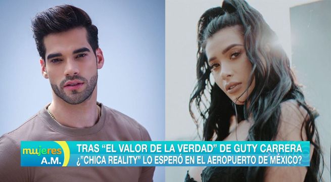 ¿Chica reality mexicana esperó en el aeropuerto a Guty Carrera?