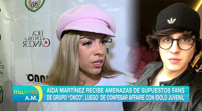Aída Martínez recibe amenazas de supuestos fans de ‘CNCO’
