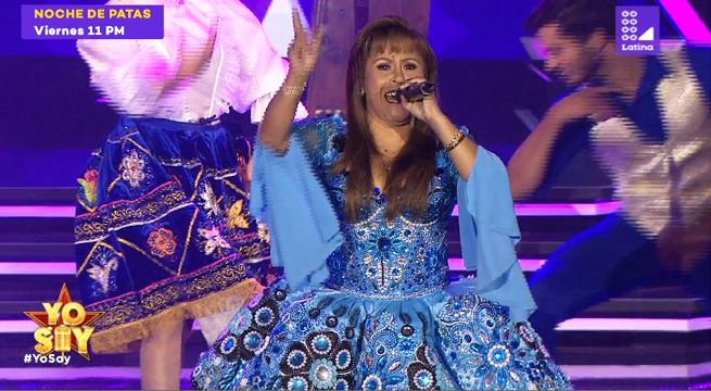 Imitadora de Alicia Delgado cantó 