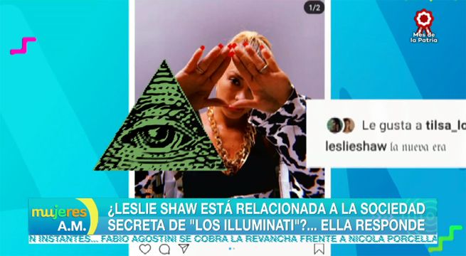 Leslie Shaw responde si está relacionada a la sociedad secreta de los ‘Illuminati’