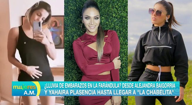 ¿Lluvia de embarazos en nuestra farándula?