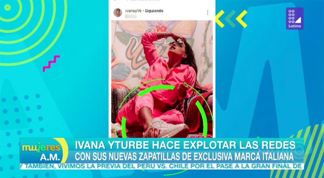 Ivana Yturbe hace explotar las redes con sus nuevas zapatillas
