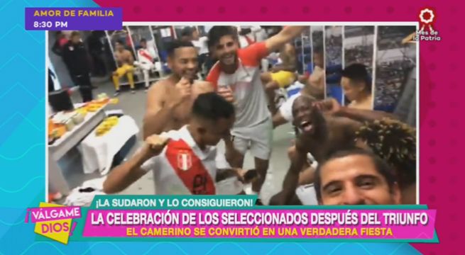Válgame Dios: Así celebraron los jugadores de Perú el triunfo ante Chile