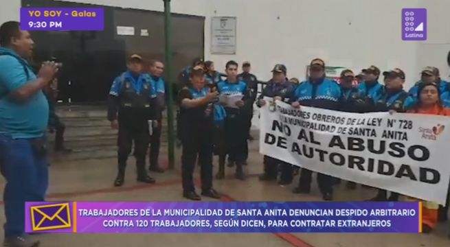 Tengo Algo Que Decirte: Trabajadores de Municipalidad de Santa Anita denuncian despido arbitrario