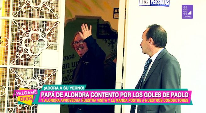 El papá de Alondra García Miró está contento por los goles de Paolo