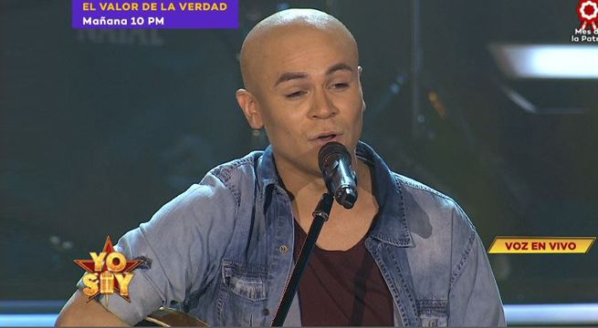 Imitador de Gian Marco emocionó al cantar 