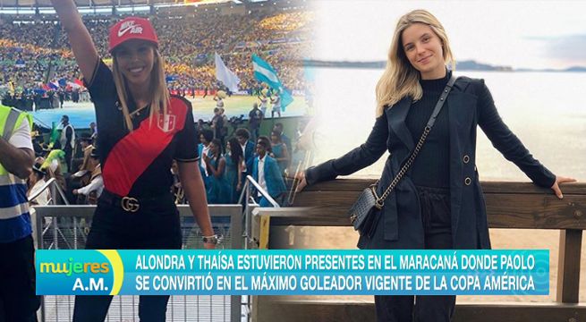 Alondra García Miró y Thaísa Leal estuvieron juntas en el estadio