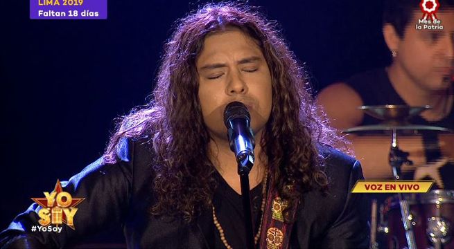 Imitador de Fher de Maná puso la cuota romántica al cantar 