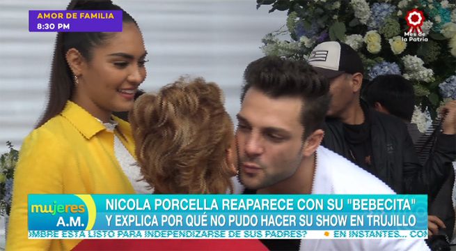 Nicola Porcella reaparece al lado de Romina Lozano