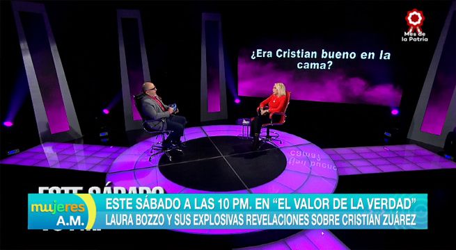 Laura Bozzo y sus explosivas revelaciones sobre Cristian Suárez
